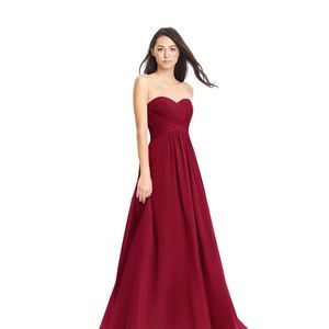 Azazie formal gown, like new! Burgundy “Yazmin”
